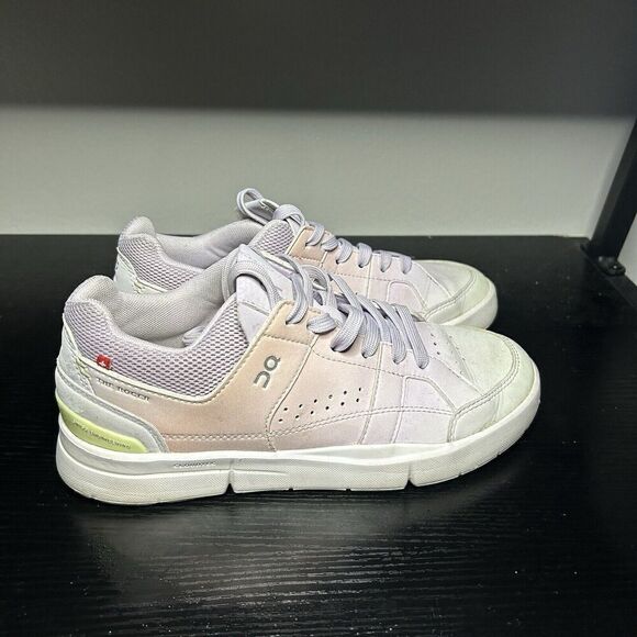 On The Roger Clubhouse Opal Prairie Limelight Women’s Size 6.5 Tennis Shoes - Picture 1 of 11